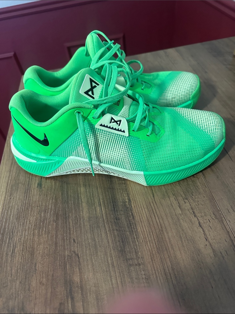 Nike Men’s Neon Green Athletic Training Shoes
